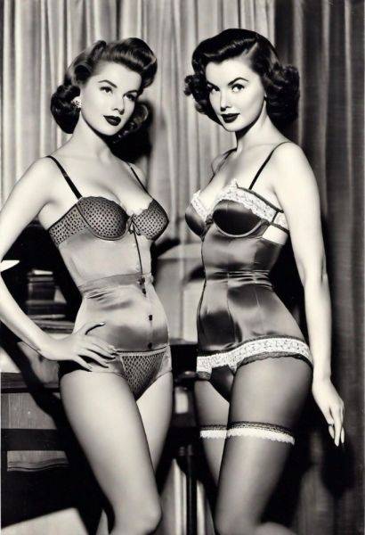 AI 1950s sexy vintage babes on pornsimulated.com