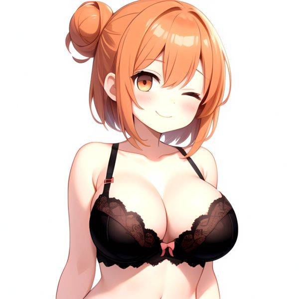 Yuigahama Yui S Mother 1girl Arms Behind Back Black Bra Black Panties Blush Bra Breasts Closed Mouth Hair Between Eyes, 15305136 - AIHentai on pornsimulated.com