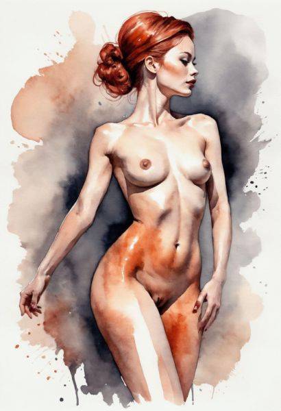 Room for more Watercolour Nudes? - xgroovy.com on pornsimulated.com