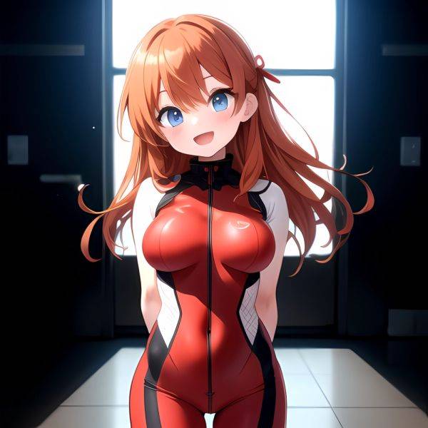 Souryuu Asuka Langley 1girl Blue Eyes Bodysuit Breasts Large Breasts Long Hair Looking At Viewer Open Mouth Orange Hair Plugsuit, 30053232 - AIHentai on pornsimulated.com