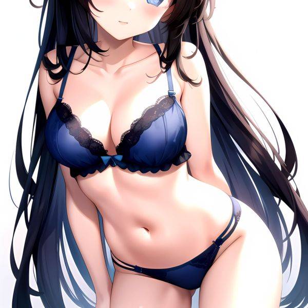 1girl Standing Lingerie Blue Eyes Arms Behind Back Simple Background Anime Girl Facing The Viewer Uwu, 2318700251 - AIHentai - aihentai.co on pornsimulated.com