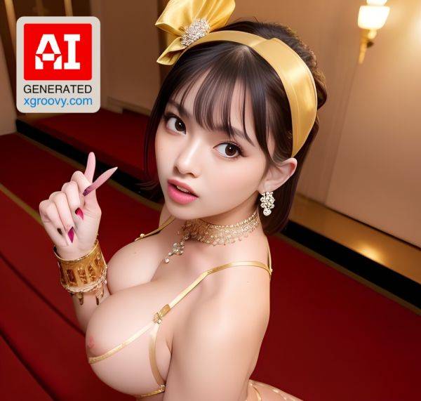 I'm a busty Japanese babe with perfect tits, ready to undress for you. - xgroovy.com on pornsimulated.com