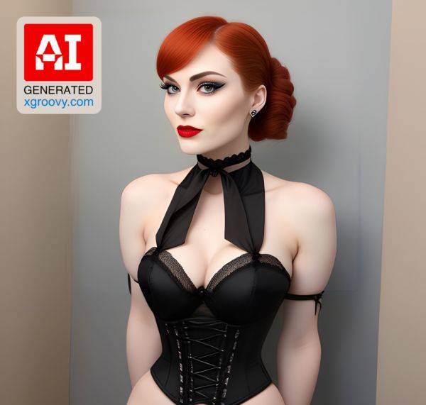 Come closer and explore the fiery passion of my ginger locks and seductive curves in lace. - xgroovy.com on pornsimulated.com