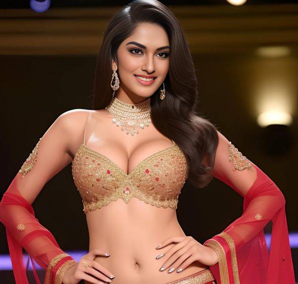 Miss Universe Model Indian with Perfect Skinny Traditional Boobs: Beautiful! - xgroovy.com on pornsimulated.com