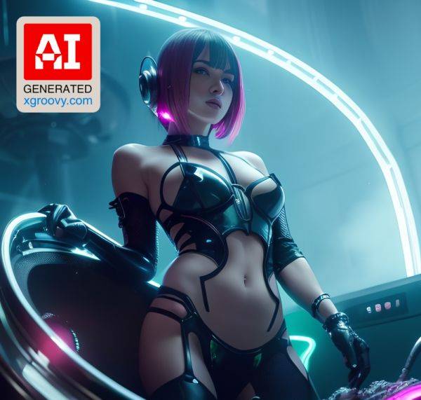 Feeling naughty with my tentacles, ready to steam up the cyberpunk scene in my ultra-HD nude perfection. - xgroovy.com on pornsimulated.com