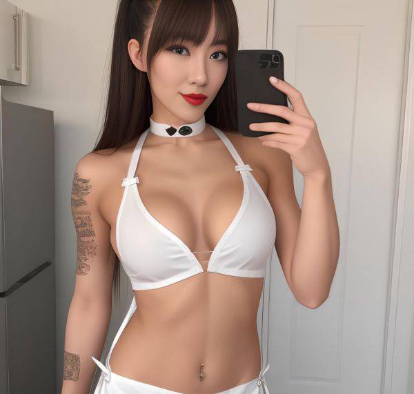Japanese Celebrity, 20yo: Seductive Skinny Girl w/White Hair, Big Ass, Perfect Boobs & More! - xgroovy.com on pornsimulated.com