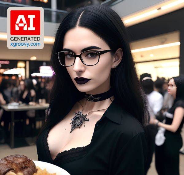 I'm just a fucking goth girl at the mall, eating and feeling like shit. - xgroovy.com on pornsimulated.com