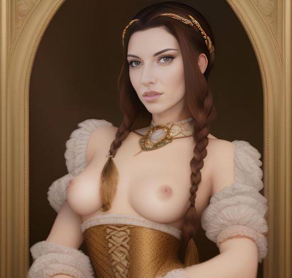 18yo Victorian Beauty with Perfect Braided Boobs and Fairer Skin Partially Nude - xgroovy.com on pornsimulated.com