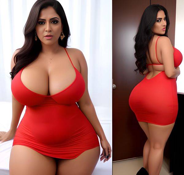 She stands tall, curves in all the right places. Her sari is transparent, revealing a body that's too perfect to not be admired. - xgroovy.com on pornsimulated.com
