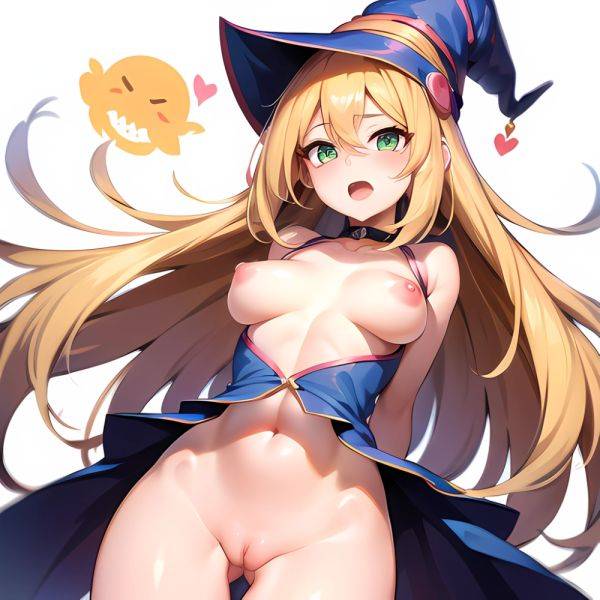 1girl Anus Ass Blonde Hair Blush Blush Stickers Breasts Collarbone Dark Magician Girl Duel Monster Green Eyes Hair Between Eyes, 2140776574 - AIHentai - aihentai.co on pornsimulated.com