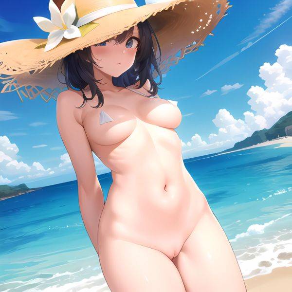 Beach Mature Women Naked Hat Small Boobs 1 0 Flat Chest 1 0 Standing Wide Angle 1 4 Absurdres Blush, 1982228235 - AIHentai - aihentai.co on pornsimulated.com