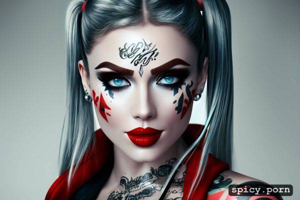 Punk, pigtails, pretty face, gangbang, tattoos, close up, petite - spicy.porn on pornsimulated.com
