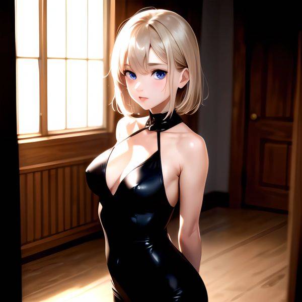 1girl Sexy Blue Eyes Arms Behind Back Facing The Camera Looking At The Camera, 4256924392 - AIHentai - aihentai.co on pornsimulated.com