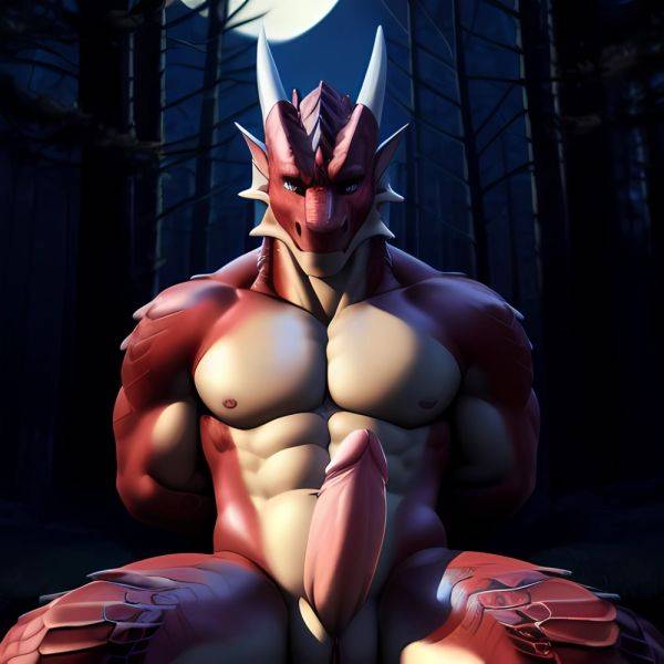 Anthro Dragon Male Solo Abs Cum Dripping Muscular Dragon Penis Genital Slit Furry Sitting Realistic Scales Detailed Scales Textu, 2675955605 - AIHentai - aihentai.co on pornsimulated.com