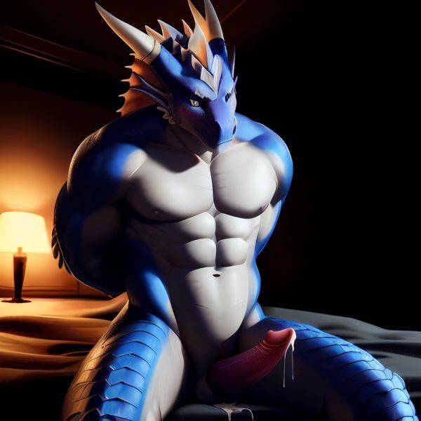 Anthro Dragon Male Solo Abs Cum Dripping Muscular Dragon Penis Genital Slit Furry Sitting Realistic Scales Detailed Scales Textu, 502841056 - AIHentai - aihentai.co on pornsimulated.com
