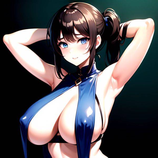 1girl Solo Big Boobs Pov Blue Eyes Armpits Arms Behind Head, 2277415716 - AIHentai - aihentai.co on pornsimulated.com