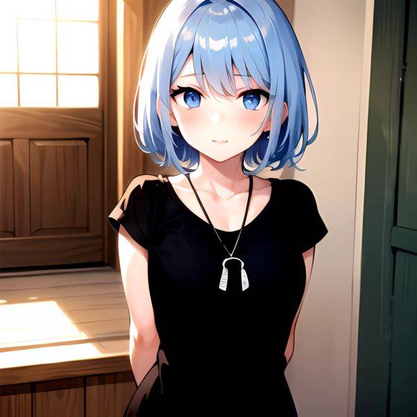 1girl Sexy Blue Eyes Arms Behind Back Facing The Camera Looking At The Camera, 3442912501 - AIHentai - aihentai.co on pornsimulated.com