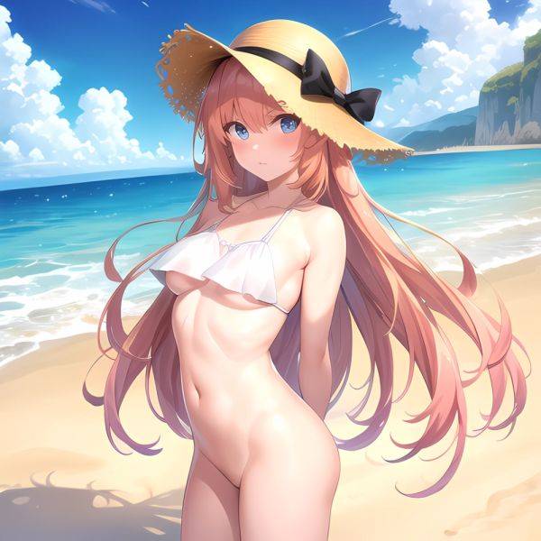 Beach Mature Women Naked Hat Small Boobs 1 0 Flat Chest 1 0 Standing Wide Angle 1 4 Absurdres Blush, 1517911172 - AIHentai - aihentai.co on pornsimulated.com
