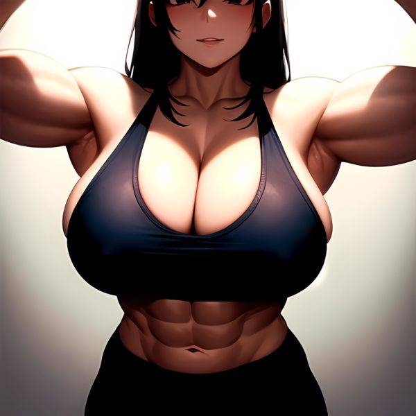 Big Boobs Girl Muscular Big Muscles Huge Muscles Bodybuilder Strong Arms Behind Back Looking At The Viewer Facing The Viewer, 4020169082 - AIHentai - aihentai.co on pornsimulated.com