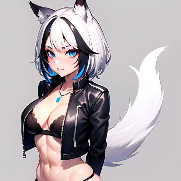 Solo 1girl Abs Animal Ears Aria Crystalplanet00 Bbc Chan Biting Black Hair Black Sclera Blue Eyes Breasts Colored Sclera Cropped, 2045009916 - AIHentai - aihentai.co on pornsimulated.com