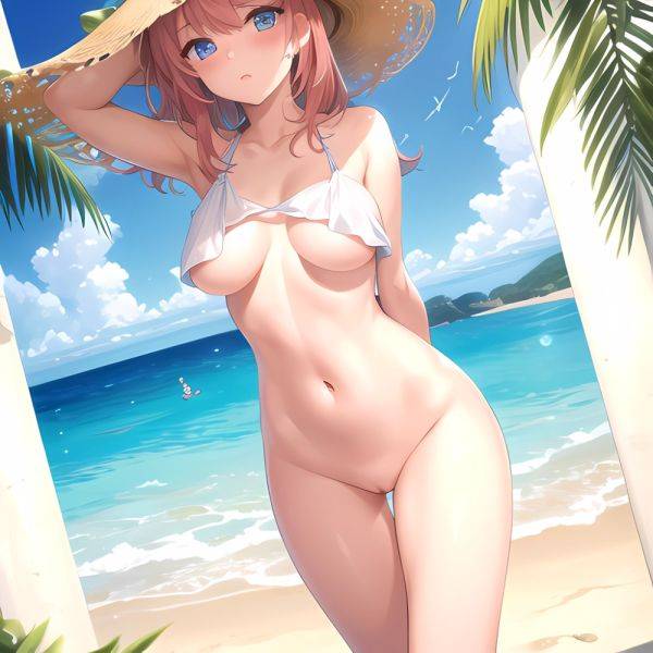 Beach Mature Women Naked Hat Small Boobs 1 0 Perky Nipples Standing Wide Angle 1 4 Absurdres Blush 1 1, 4106981288 - AIHentai - aihentai.co on pornsimulated.com