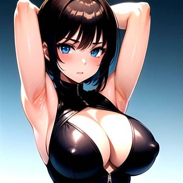 1girl Solo Big Boobs Pov Blue Eyes Armpits Arms Behind Head, 959746237 - AIHentai - aihentai.co on pornsimulated.com