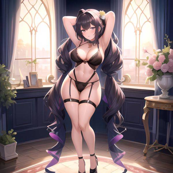 Happy Face Sexy Naughty Lingerie Big Ass Thick Thighs Absurdres Blush 1 1 Highres Detail Masterpiece Best Quality Hyper Detailed, 2850110755 - AIHentai - aihentai.co on pornsimulated.com