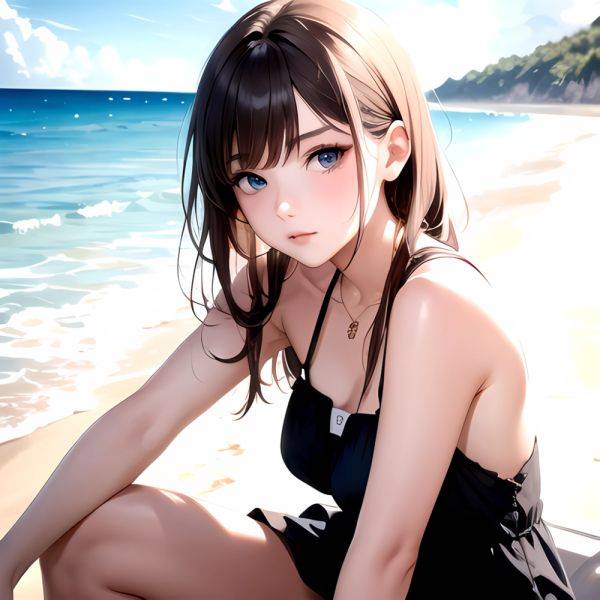 1girl Solo Beach Blue Eyes, 4041132573 - AIHentai - aihentai.co on pornsimulated.com