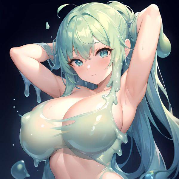 Naked Slime Slime Substance 1 4 Covered In Slime 1 4 Huge Breasts Different Colour Slime Absurdres Blush 1 1, 1339270965 - AIHentai - aihentai.co on pornsimulated.com