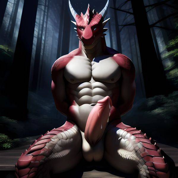 Anthro Dragon Male Solo Abs Cum Dripping Muscular Dragon Penis Genital Slit Furry Sitting Realistic Scales Detailed Scales Textu, 665425339 - AIHentai - aihentai.co on pornsimulated.com