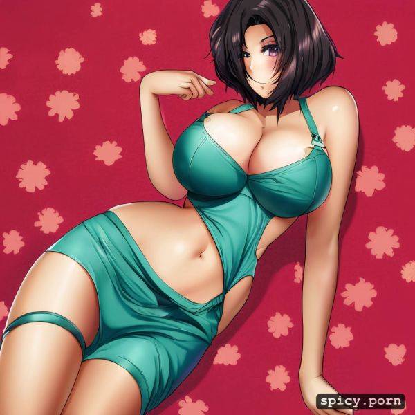 Big hips, centered, beautiful face, short hair, park, pastel colors - spicy.porn on pornsimulated.com