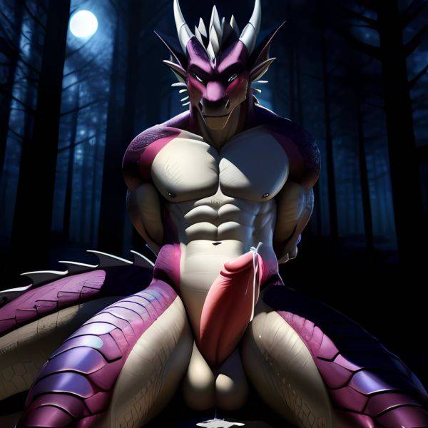 Anthro Dragon Male Solo Abs Cum Dripping Muscular Dragon Penis Genital Slit Furry Sitting Realistic Scales Detailed Scales Textu, 3586893906 - AIHentai - aihentai.co on pornsimulated.com