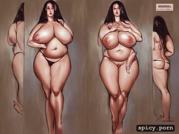 Fat chubby body, beautiful proportion, huge hips, voluptuous - spicy.porn on pornsimulated.com