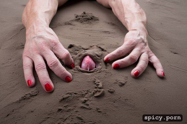 Gods hands mold the clay the fingers of the almighty give form to the humans he makes carefully shaping the reproductive organs - spicy.porn on pornsimulated.com