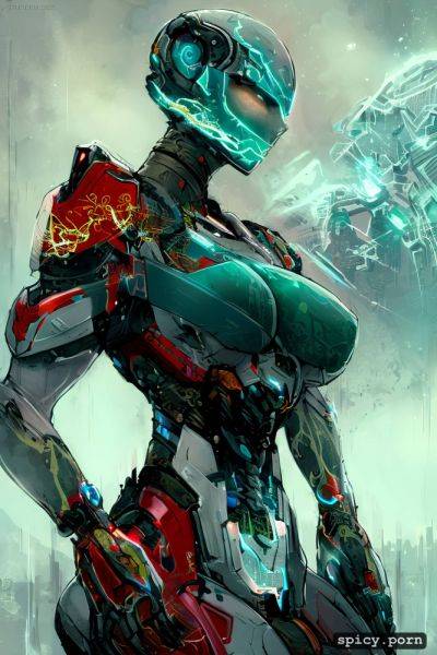 Strong warrior robot, comprehensive cinematic, highly detailed - spicy.porn on pornsimulated.com