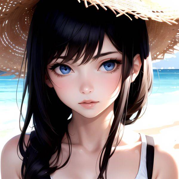 1girl Solo Beach Blue Eyes, 2544427960 - AIHentai - aihentai.co on pornsimulated.com