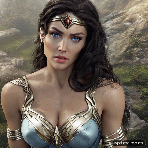 Super woman dark blonde hair, couple beautiful wonder woman with detailed face - spicy.porn on pornsimulated.com