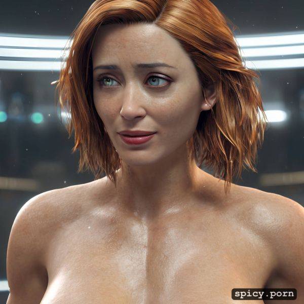 8k, emily blunt from the movie edge of tomorrow, emily blunt has saggy breasts - spicy.porn on pornsimulated.com