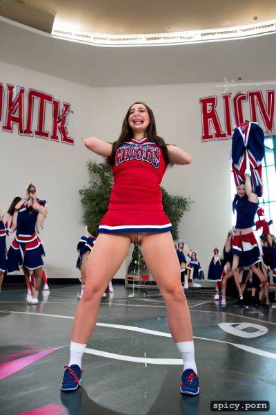 Teen slut pisses while cheerleading, cheerleader having a squirting orgasm at the pep rally - spicy.porn on pornsimulated.com