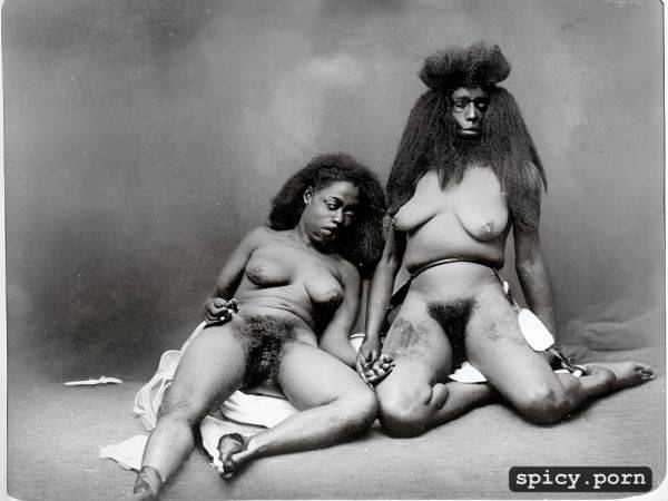 Small characters, spreading legs, full frontal, topless, nineteenth century photo - spicy.porn on pornsimulated.com