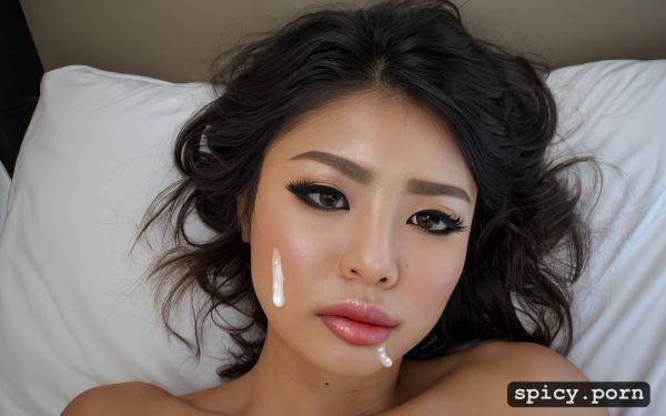Gentle expression, seduction, sexy face, high quality, ultrarealistic - spicy.porn on pornsimulated.com