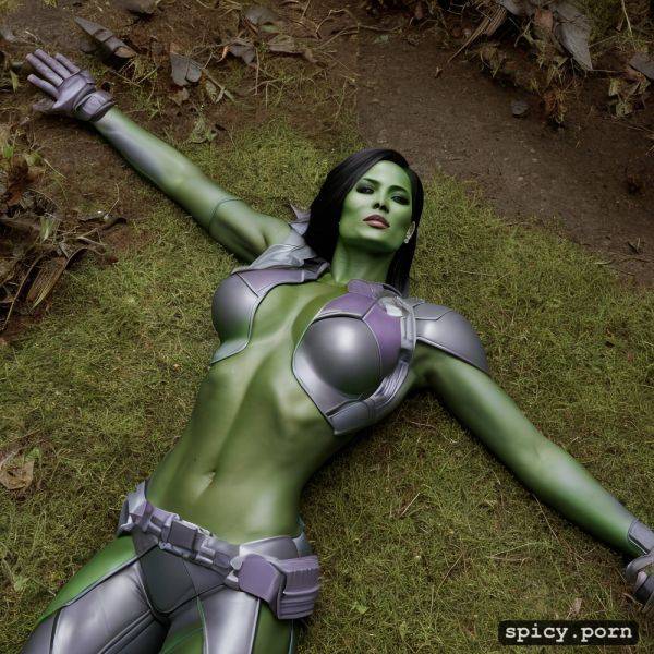 Highly detailed glossy eyes, gamora, sci fi setting, cinematic lighting - spicy.porn on pornsimulated.com