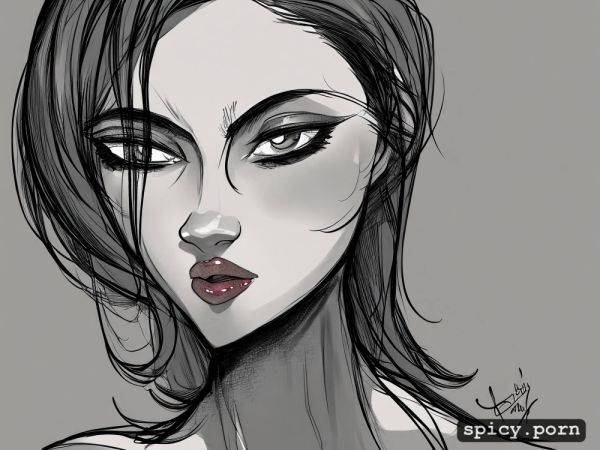 Thai girl, intricate line drawings, portrait, pen and ink, trending on artstation - spicy.porn - Thailand on pornsimulated.com
