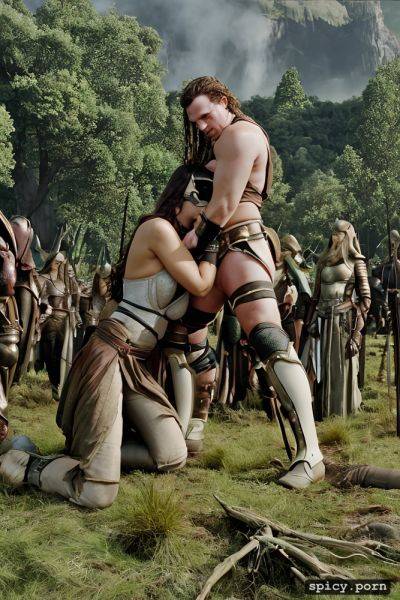 Real natural colors ultra detailed porn position the giant hero hulck tickle with his big and bulging dick very well on right in her round ass on the kneeling queen of the amazons - spicy.porn on pornsimulated.com