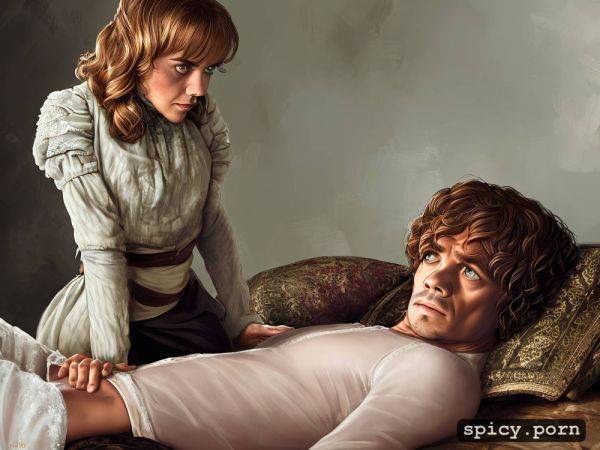 She is exposed, game of thrones, tyrion lannister and arya stark are having rough sex in winterfell - spicy.porn on pornsimulated.com
