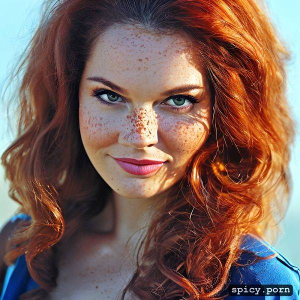 Natural red hair, highres, 8k, looks like julia stiles, dramatic - spicy.porn on pornsimulated.com