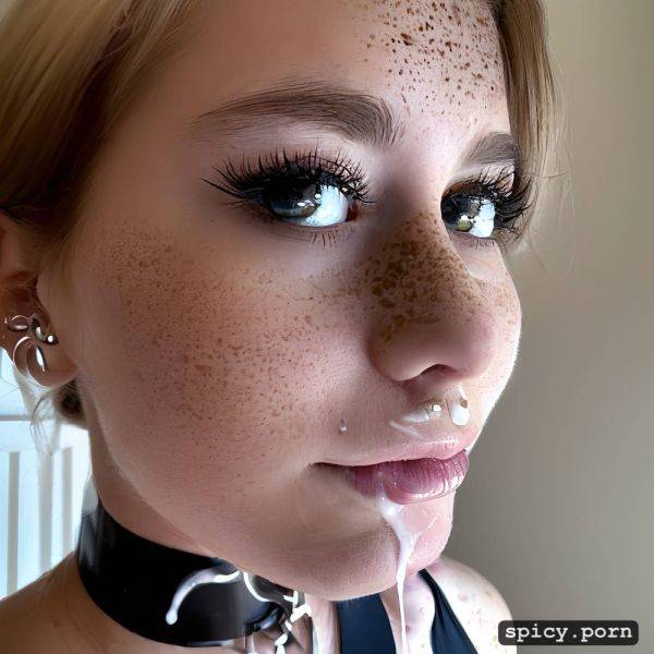 Looking upwards, cum on her face, cute 18 yo emo teen fully nude - spicy.porn on pornsimulated.com