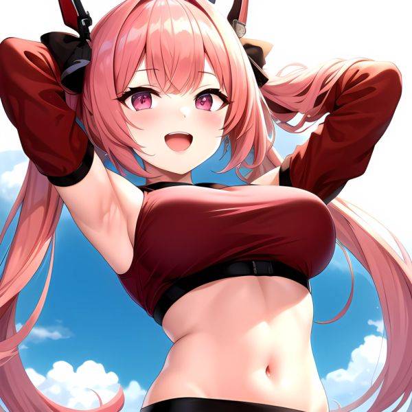 1girl D Absurdres Armpits Arms Behind Head Azur Lane Blush Breasts Bremerton Azur Lane Crop Top Highres Large Breasts Looking, 759802498 - AIHentai - aihentai.co on pornsimulated.com