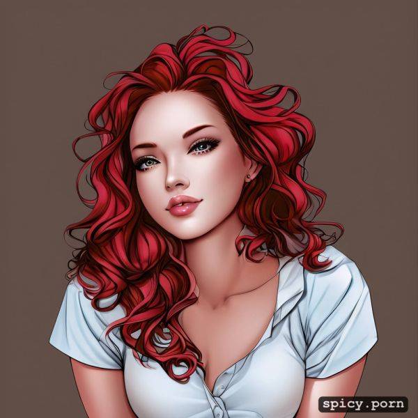 Dick, beautiful face, woman, minor, red curly hair - spicy.porn on pornsimulated.com