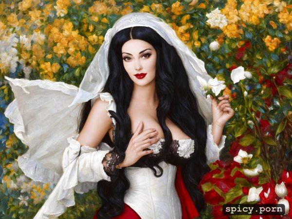 Fine art, carolyn jones as saint catherine of siena with a white lily in her right hand and a cross in her left hand - spicy.porn on pornsimulated.com